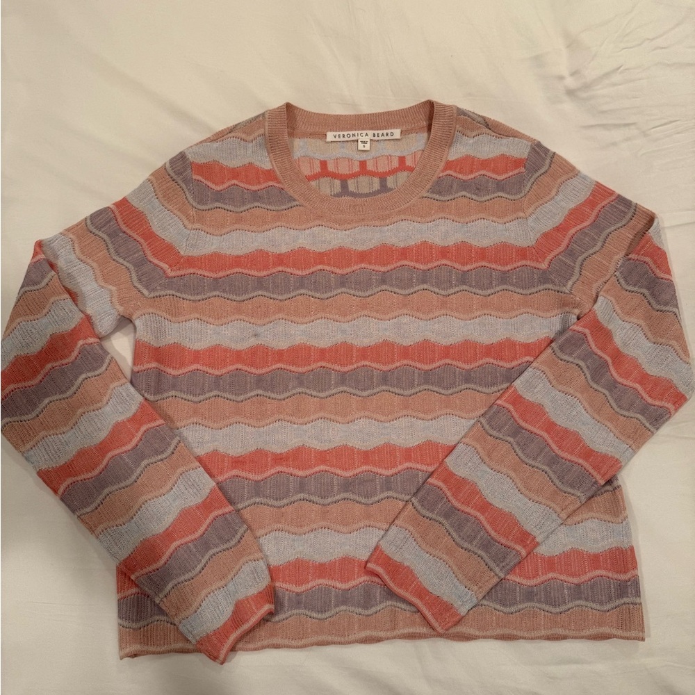 Veronica Beard Multicolor Striped Sweater